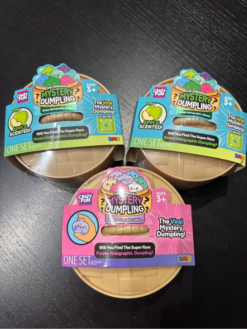 RMS Mystery Dumpling  - Apple Scented & Purple Edition 3 PACK